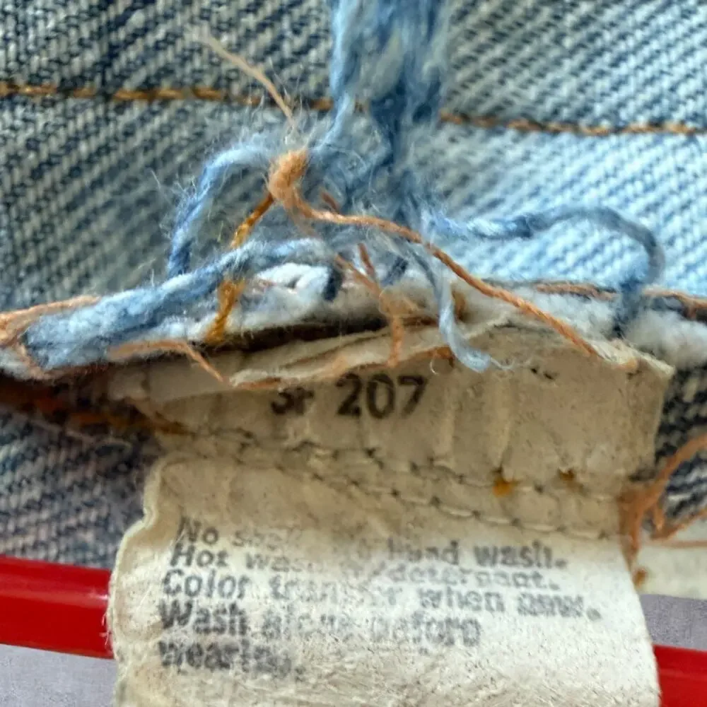 VTG 70s 80s Levis 517 Bootcut Jeans Light Wash USA Made 29x29 Perfect Fade